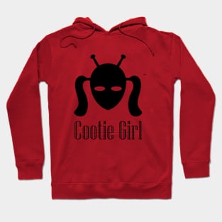 Cootie Girl   Black Hoodie